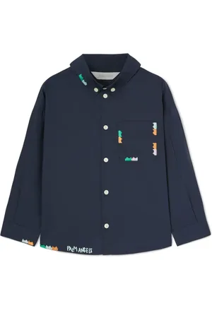 Palm Angels Logo-embroidered shirt