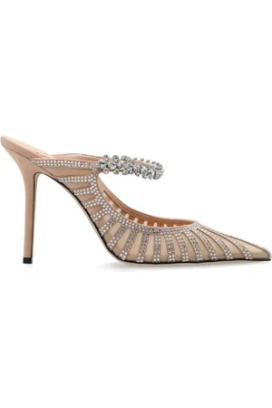 Jimmy Choo 100mm Bing crystal-embellished mules