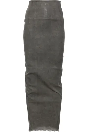 Rick Owens Dirt Pillar maxi pencil skirt