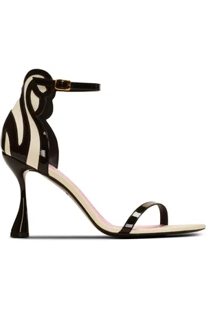 Balmain 95mm Eden two-tone leather sandals