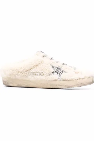 Golden Goose Super-Star Sabot shearling sneakers