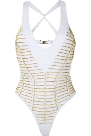 AMIR SLAMA Back cross straps swimsuit