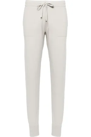 ELEVENTY Drawstring-fastening knitted trousers