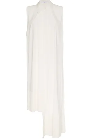 Givenchy Fringe-trimmed Silk-crepe Top