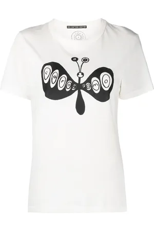 10 CORSO COMO Butterfly-print short-sleeved t-shirt