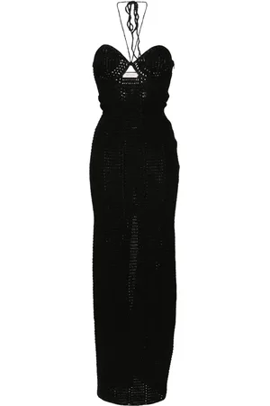 The Mannei Bergen crochet-knit maxi dress