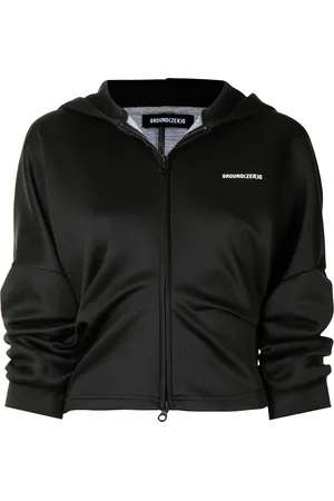 Ground Zero Draped-sleeve zipped hoodie