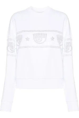 Chiara Ferragni Logomania stud-embellished sweatshirt