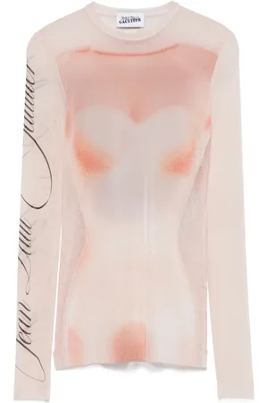 Jean Paul Gaultier Silhouette-print T-shirt