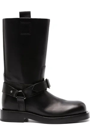 Burberry Buckled leather boots