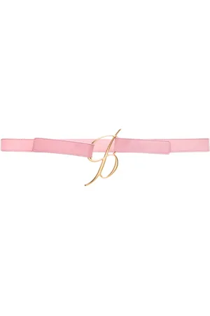 BLUMARINE B-buckle leather belt