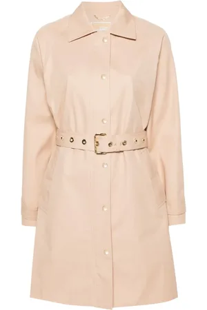 Michael Kors Twill midi trench coat