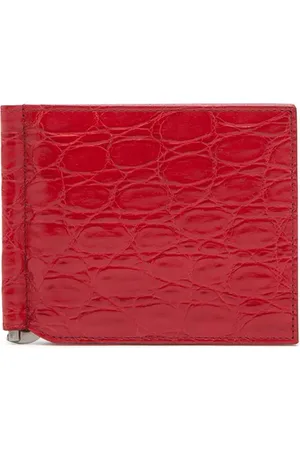 Dolce & Gabbana Logo-tag embossed leather bifold wallet