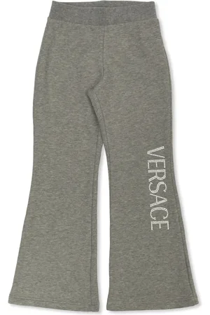VERSACE Logo-embellished cotton track pants