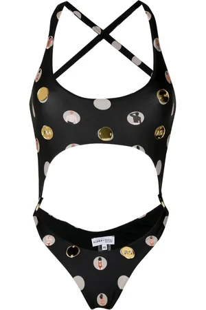 AMIR SLAMA Graphic-print swimsuit