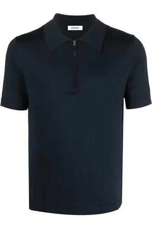 Sandro Pablo zip-up polo shirt