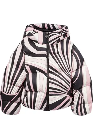 Puccini Iride-print puffer jacket
