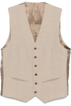 Fursac M??lange-effect waistcoat