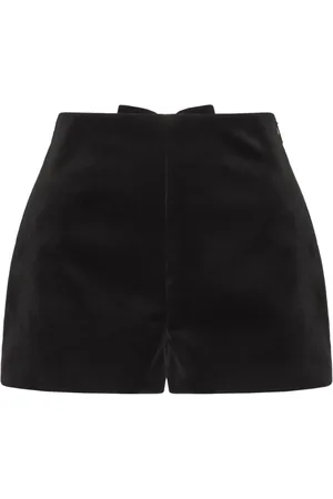 VALENTINO GARAVANI Velvet shorts