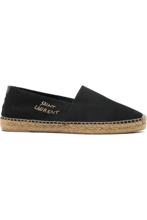 Saint Laurent Logo-embroidered espadrilles