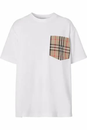 Burberry Vintage Check pocket cotton T-shirt