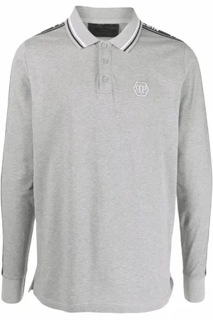 Philipp Plein Logo embroidered polo shirt