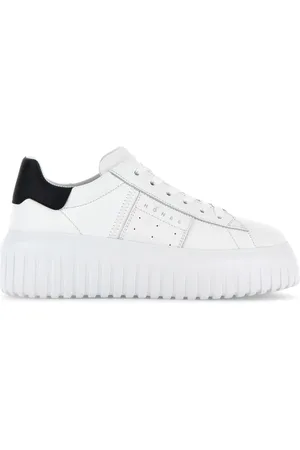Hogan H-Stripes lace-up leather sneakers