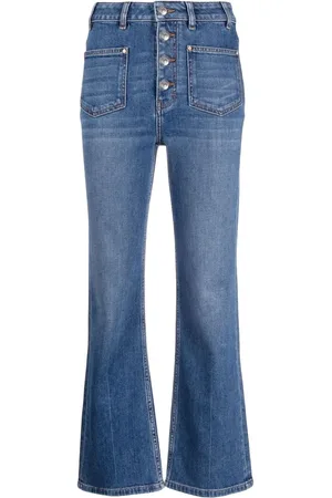 Maje High-rise flared jeans