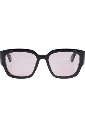 Alexander McQueen Engraved-logo arm sunglasses