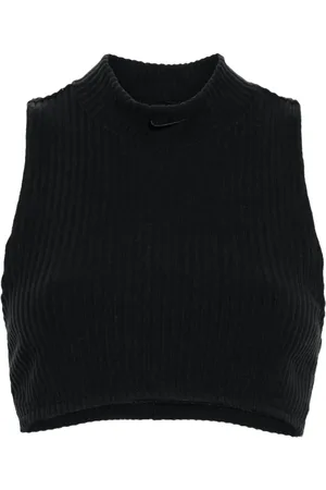 Nike Mock-neck ribbed crop top