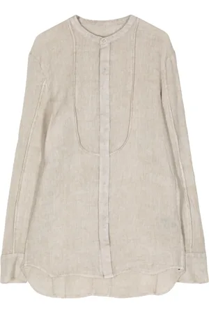 MASNADA Linen longline shirt