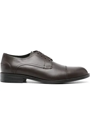 HUGO BOSS Logo-deed derby shoes