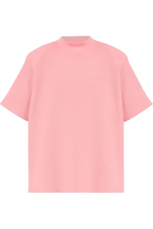 The Attico Oversized waffle-knit T-shirt