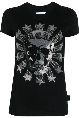 Philipp Plein Sexy Pure-fit skull strass T-shirt