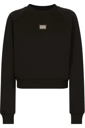 Dolce & Gabbana Logo-plaque crew-neck sweatshirt