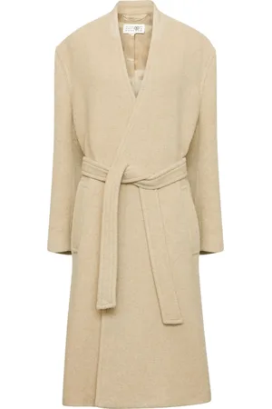 Maison Margiela Oversized pile coat