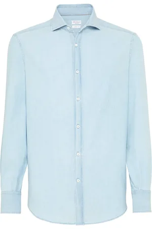 Brunello Cucinelli Spread-collar shirt