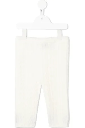 N.PEAL Cable-knit leggings