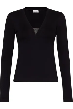 Brunello Cucinelli Monili-embellished T-shirt
