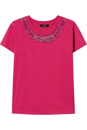 Twin-Set Fringe-detailing T-shirt