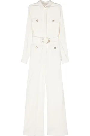 Elie saab Gabardine Wide-leg Jumpsuit