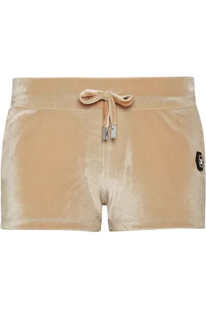 Philipp Plein Rhinestone-embellished drawstring shorts