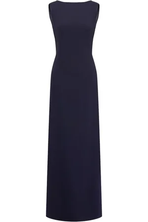 Alberta Ferretti Pleat-detail sleeveless dress