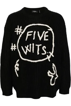 FIVE CM Embroidered logo sweater