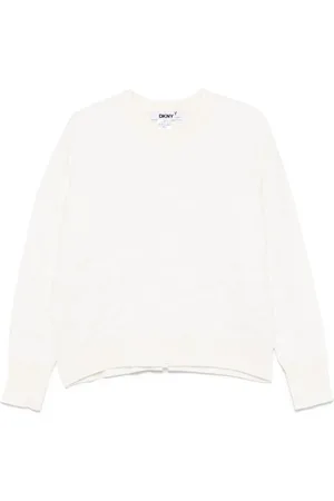 DKNY Animal-print chenille sweater