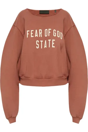 FEAR OF GOD Logo-print cotton-fleece sweatshirt
