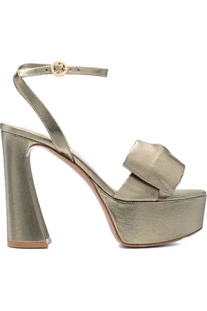 Gianvito Rossi Rosie 120mm bow-detail sandals