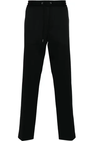 Moncler Logo-patch drawstring tapered trousers