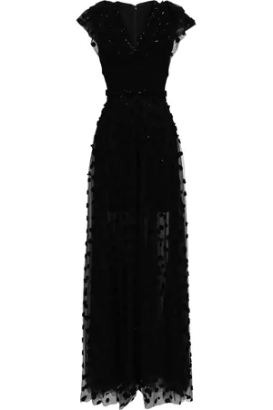 Saiid Kobeisy Beaded tulle gown