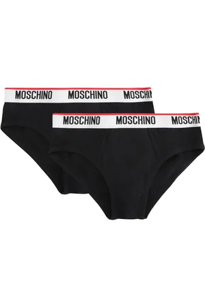 Moschino Logo-strap briefs (pack of two)